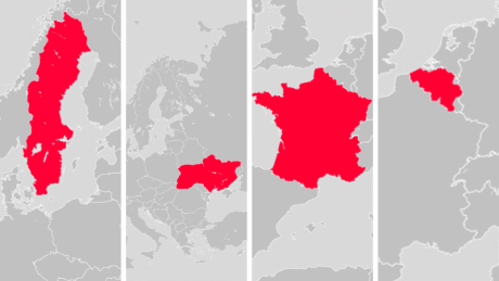 What is the name of the European country we have marked