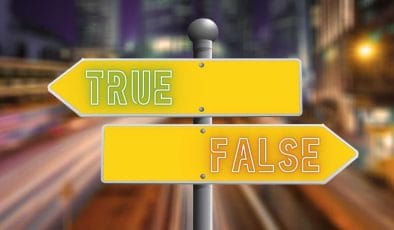 TRUE or FALSE knowledge QUIZ